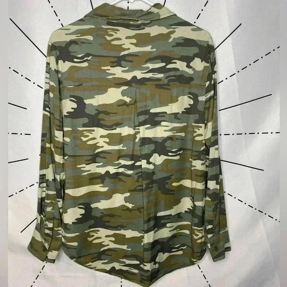 Sanctuary Camo Patchwork Military Button Down Shirt - Picture 7 of 8